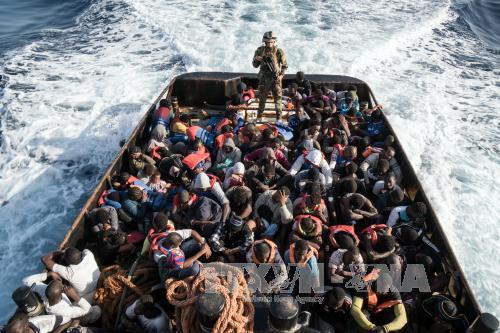 Libya giải cứu hàng trăm người di cư gặp nạn trên biển ảnh 1